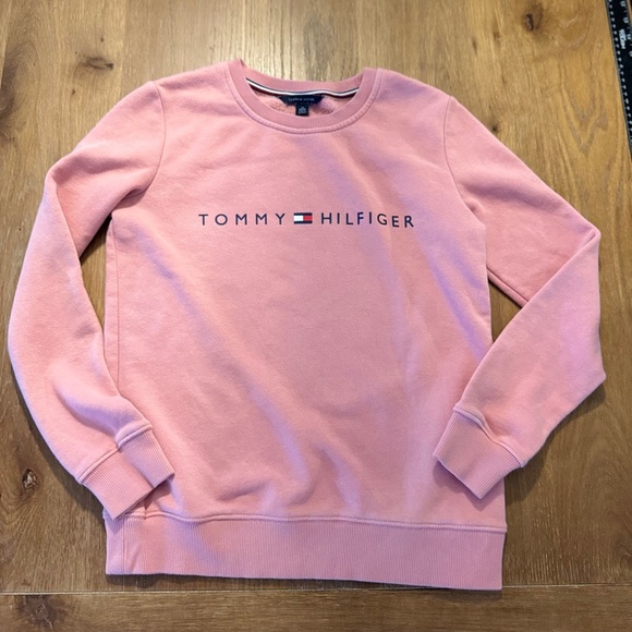 Tommy Hilfiger Vintage Pink Sweatshirt pullover - Picture 1 of 2